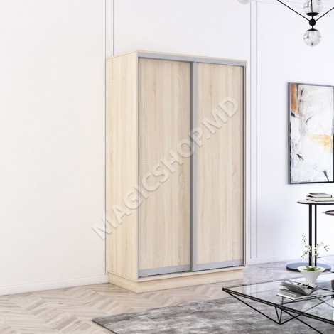 Шкаф Купе Fox 100x60x220 см со светлыми раздвижными дверями